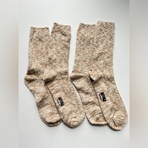 2 for $25 2 X Carhartt Beige Marled Crew Socks